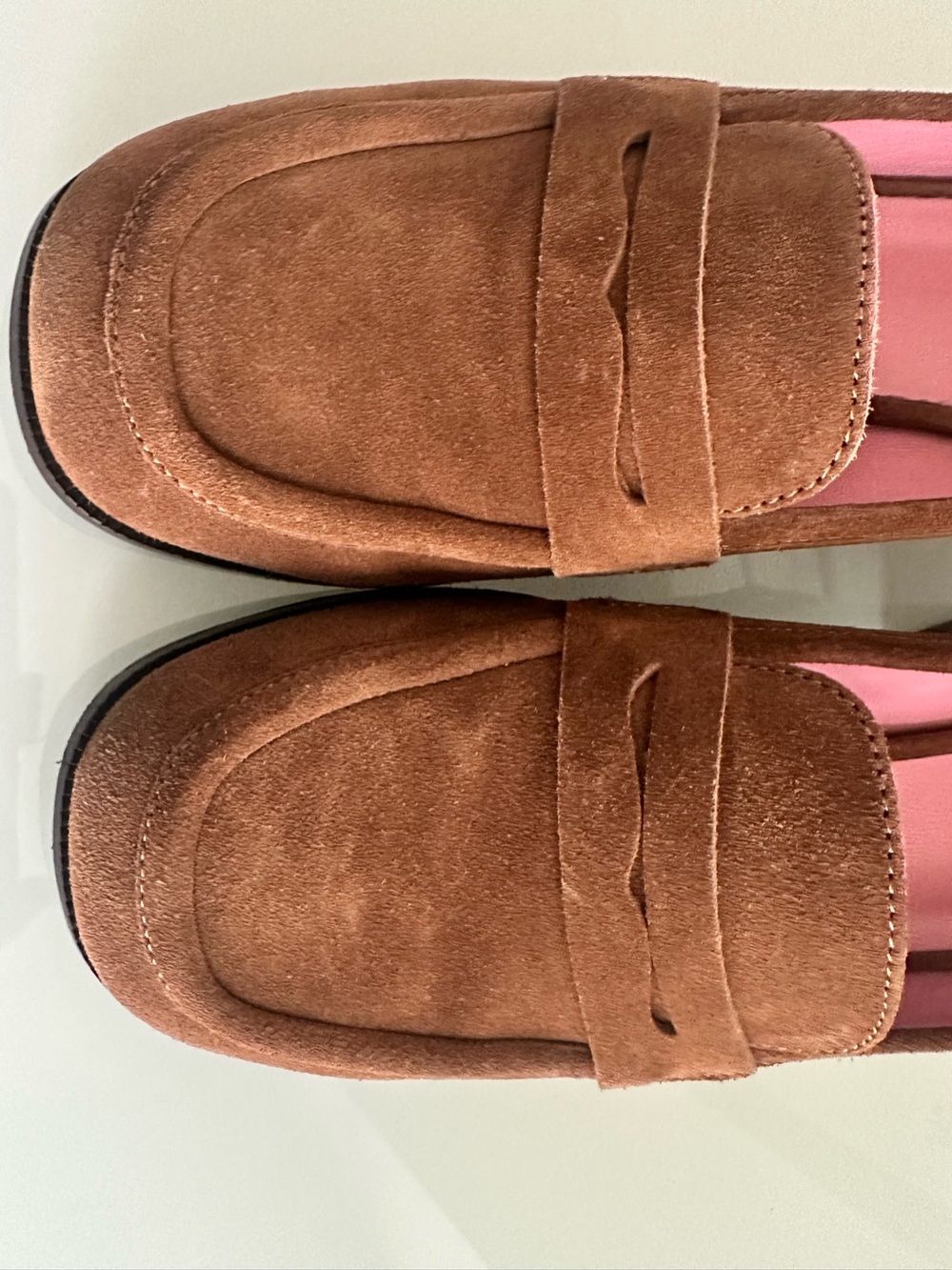 Rouje Paris Women's Brown Suede Loafers - Picture 3 of 5